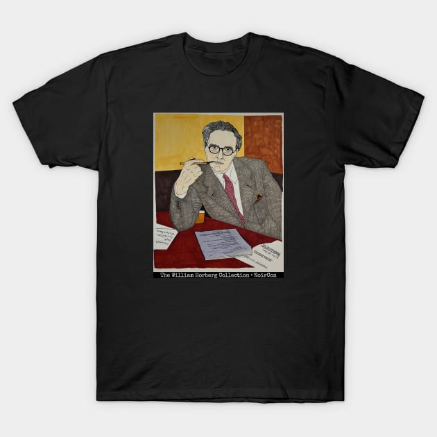 Raymond Chandler (The William Horberg Collection) T-Shirt by NoirCon